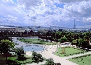 Le jardin des Tuileries à Paris